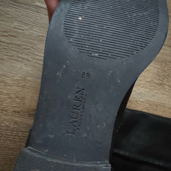 Lauren Ralph Lauren  Black Tall Knee High Boots Black Size‎ 8 - Picture 7 of 7
